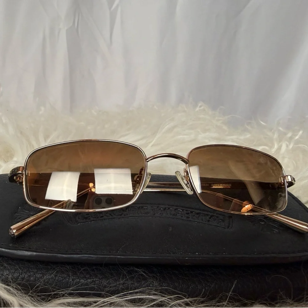 Rare Vintage Chrome Hearts Sunglasses with Case